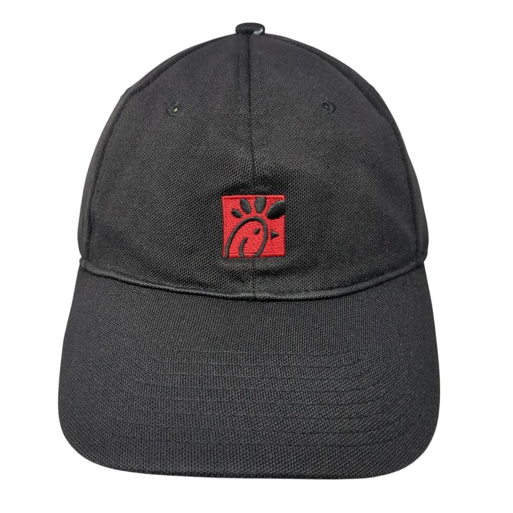 Chick Fil A Team Style Oobe Slideback Baseball Cap Black One Size Embroidered